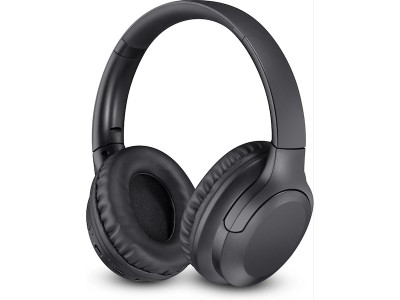 ON OHS 100 trådlösa hörlurar, Over-Ear (svart) Bluetooth 5.0, upp till 40h batteritid, 10m räckvidd, hopfällbar design