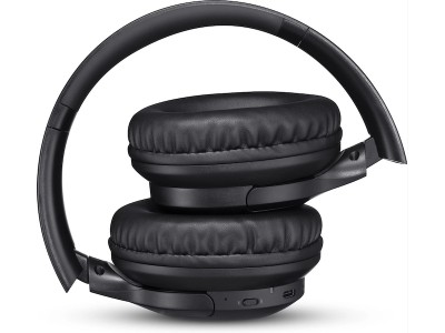 ON OHS 100 trådlösa hörlurar, Over-Ear (svart) Bluetooth 5.0, upp till 40h batteritid, 10m räckvidd, hopfällbar design#4