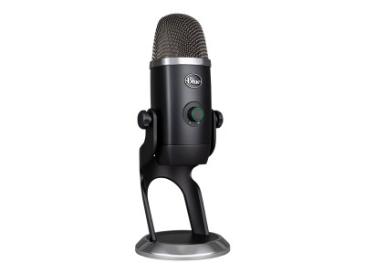 Blue Yeti X, USB, stativ, digital utgång - Svart