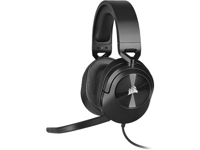 Corsair HS55 Surround Gaming Headset, 7.1 surround, PC och konsol - Kolfiber