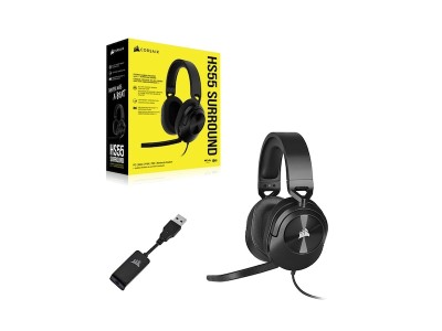 Corsair HS55 Surround Gaming Headset, 7.1 surround, PC och konsol - Kolfiber#6