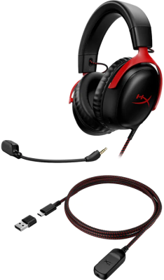 HyperX Cloud III Wireless - Svart/Röd#4