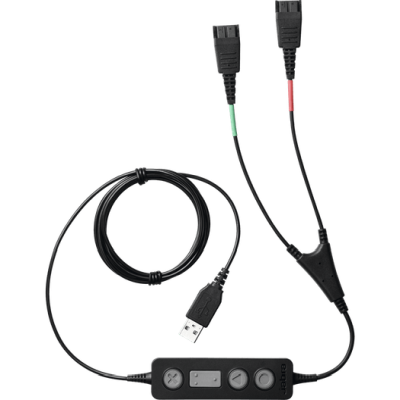 Headset-adapter Jabra Link 265, snabburkoppling till USB (hane)