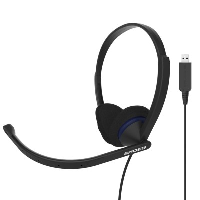 Koss CS200 On-Ear, USB - Svart