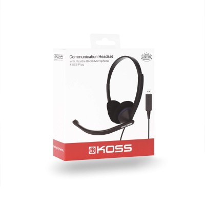 Koss CS200 On-Ear, USB - Svart#2