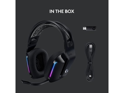 Logitech G733 Lightspeed Wireless Headset, RGB - Svart#8