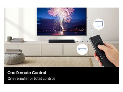 Samsung HW-B410F soundbar med subwoofer (2025) Bluetooth, 2.0-kanaligt ljud med inbyggd subwoofer#3