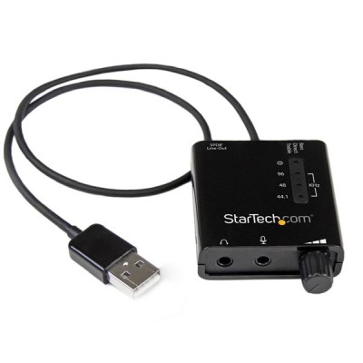 StarTech USB Stereo Audio Adapter, USB, 24-bit/96kHz, S/PDIF ut