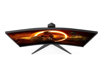 27" AOC CQ27G2S/BK, Curved VA 2560x1440, 4 ms, 165Hz FreeSync, HDR10, höjdjusterbar, 2xHDMI/DP#3