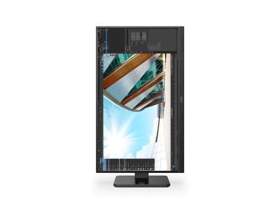 24" AOC Q24P2Q, IPS 2560x1440, 4 ms, 75Hz, höjdjusterbar, pivot, VGA/HDMI/DP, högtalare, USB-hubb#5