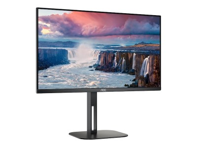 27" AOC Q275V5C, IPS 2560x1440, 1 ms, 75Hz, höjdjusterbar, pivot, HDMI/DP/USB-C 65W, högtalare, USB-hubb