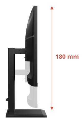 34" AOC Q32E4U, IPS 2560x1440, 4 ms, 100Hz, höjdjusterbar, pivot, 2xHDMI/DP, högtalare, USB 3.2-hubb, 5 års garanti#4