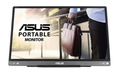 15.6" Asus MB16ACE ZenScreen Portable USB-C-monitor, Full HD IPS 1920x1080, med SmartCase