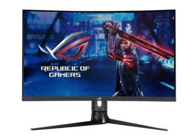 31.5" Asus ROG Strix XG32VC, Curved VA 2560x1440, 1 ms, 170Hz FreeSync, HDR400, höjdjusterbar, 2xHDMI/DP, högtalare, USB 3.2-hubb