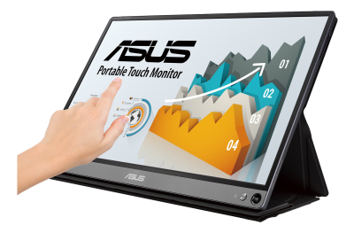 15.6" Asus MB16AMT ZenScreen Portable USB-C Monitor Touch, Full HD IPS 1920x1080, USB-C powered, högtalare