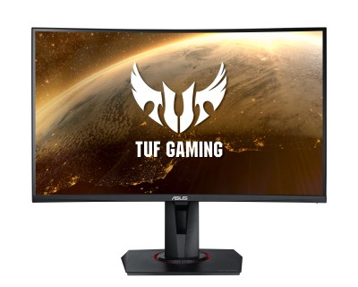 27" Asus TUF Gaming VG27WQ1B, Curved VA 2560x1440, 1 ms, 165Hz FreeSync Premium, höjdjusterbar, 1500R, HDR10, 2xHDMI/DP, högtalare