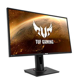 27" Asus TUF GAMING VG279QM, IPS 1920x1080, 1 ms, 280Hz G-Sync/FreeSync, HDR10, höjdjusterbar, pivot, 2xHDMI/DP