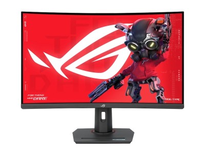 31.5" Asus ROG Strix XG32WCMS, Curved Fast VA 2560x1080, 1 ms, 280Hz FreeSync, HDR10, 1500R, höjdjusterbar, HDMI/DP/USB-C 15W#1