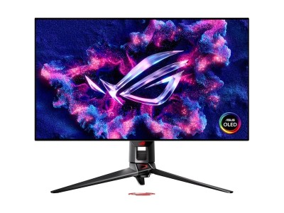 31.5" Asus ROG Swift PG32UCDP, OLED 3840x2160, 0,03 ms, 240Hz G-Sync, HDR10, 2xHDMI/DP/USB-C 90W, USB 3.2-hubb