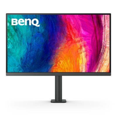 27" BenQ PD2705UA, IPS 3840x2160, 5 ms, HDR10, höjdjusterbar, pivot, HDMI/DP/USB-C 65W, högtalare, USB 3.2-hubb, Ergo Stand