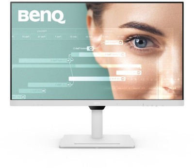 31.5" BenQ GW3290QT, IPS 2560x1440, 5 ms, 75Hz, höjdjusterbar, pivot, HDMI/DP/USB-C 65W, högtalare, USB-hubb - Vit