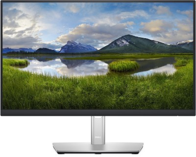 21.5" Dell P2222H, IPS 1920x1080, 8 ms, höjdjusterbar, pivot, VGA/HDMI/DP, USB 3.2-hubb