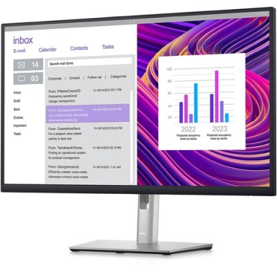 27" Dell P2723DE, IPS 2560x1440, 5 ms, höjdjusterbar, pivot, HDMI/2xDP/USB-C 90W, USB 3.2-hubb#2