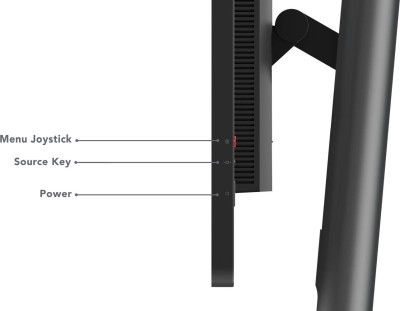 27" Lenovo ThinkVision P27h-30, IPS 2560x1440, 4 ms, höjdjusterbar, pivot, HDMI/2xDP/USB-C 100W, LAN, USB 3.2-hubb#7