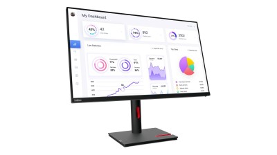 31.5" Lenovo ThinkVision T32p-30, IPS 3840x2160, 4 ms, höjdjusterbar, pivot, HDMI/DP/USB-C 90W, USB 3.2-hubb#2