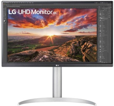 27" LG 27UP85NP-W, IPS 4K/3840x2160, 5 ms, HDR10, höjdjusterbar, pivot, 2xHDMI/DP/USB-C 90W, högtalare#1