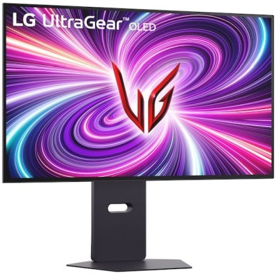 32" LG UltraGear 32GS95UV, OLED 4K/3840x2160, 0,03 ms, 240Hz G-Sync, HDR10, höjdjusterbar, 2xHDMI/DP, högtalare, USB 3.2-hubb