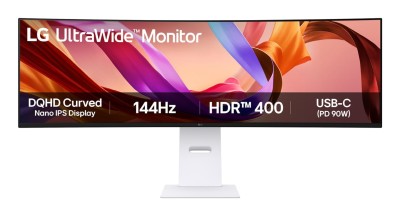 49" LG 49U950A, Curved Nano IPS 5120x1440, 5 ms, 144Hz G-Sync, HDR10, 3800R, höjdjusterbar, HDMI/DP/USB-C 90W, högtalare, USB 3.2-hubb#1
