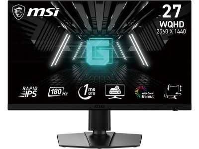 MSI G272QPF E2 27 2560 x 1440 (2K) HDMI DisplayPort 180Hz Pivot Skærm