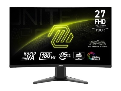 27" MSI MAG 27C6F, Curved VA 1920x1080, 0,5 ms, 180Hz FreeSync, 1500R, 2xHDMI/DP#1