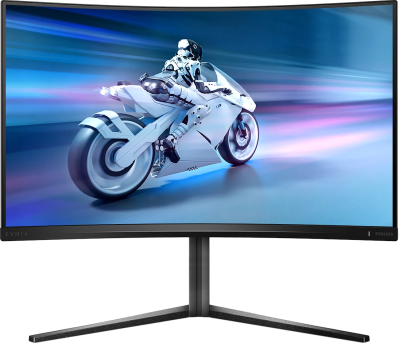 31.5" Philips 32M2C5500W/00, Curved VA 2560x1440, 0,5ms, 240 Hz FreeSync Premium Pro, höjdjusterbar, 2xHDMI/2xDP, USB 3.2-hubb#2