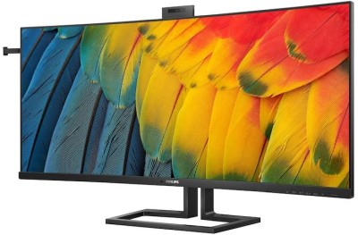 39.7" Philips 40B1U6903CH, Curved IPS 5120x2160, 4 ms, 75Hz, HDR10, 2500R, höjdjusterbar, 2xHDMI/DP/USB-C 90W, USB 3.2-hubb, högtalare, webbkamera#2