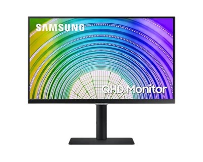 24" Samsung S24A600U, IPS 2560x1440, 5 ms, 75Hz, höjdjusterbar, pivot, HDMI/DP/USB-C 65W, USB 3.2-hubb