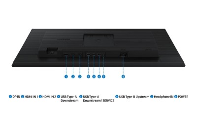 27" Samsung S27D406, IPS 1920x1080, 5 ms, 100Hz, HDR10, höjdjusterbar, pivot, 2xHDMI/DP, USB 2.0-hubb#8