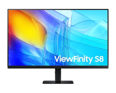 32" Samsung ViewFinity S8 S80D, IPS 4K/3840x2160, 5 ms, HDR10, höjdjusterbar, HDMI/DP, USB 3.2-hubb