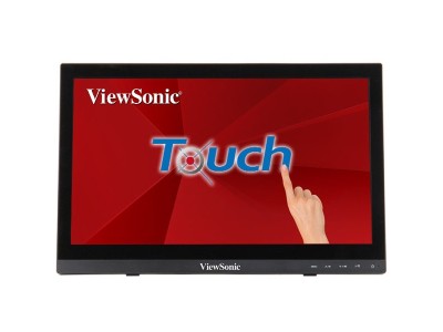 15.6" ViewSonic TD1630-3, TN 1366x768, 12 ms, 10-point touch, VGA/HDMI, högtalare, USB 2.0-hubb