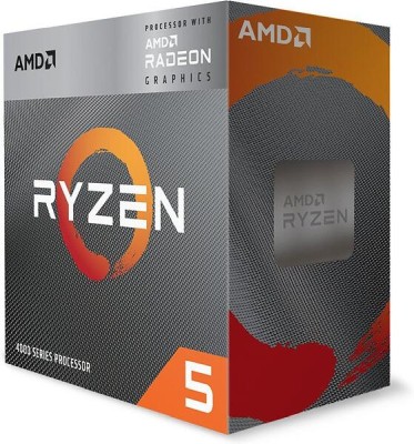 AMD Ryzen 5 4600G 6-Core 12-Thread (65W), 3,7/4,2 GHz, 11 MB cache, Radeon Graphics, Socket AM4, boxad med Wraith Spire-kylare