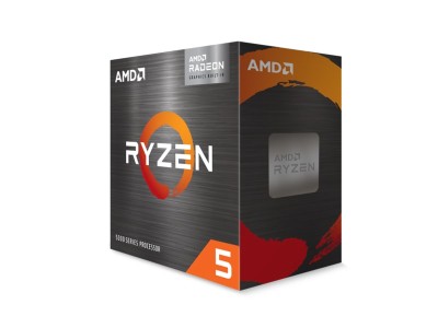 AMD Ryzen 5 5600G 6-Core 12-Thread (65W), 3,9/4,4 GHz, 19 MB cache, Radeon Graphics, Socket AM4, boxad med Wraith Stealth-kylare