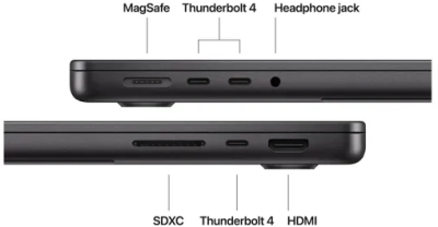 Apple MacBook Pro 14 tum, M5 10-Core CPU 10-Core GPU, 16 GB minne, 1 TB SSD - Rymdsvart#3