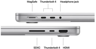 Apple MacBook Pro 14 tum, M5 10-Core CPU 10-Core GPU, 16 GB minne, 1 TB SSD - Silver#3