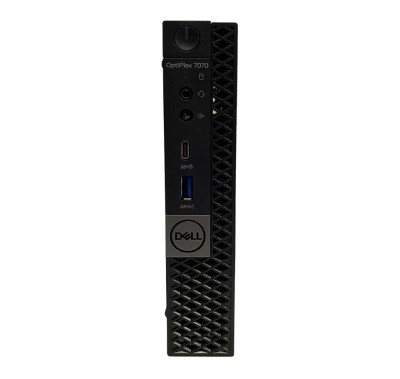 Dell Optiplex 7070 Micro MFF, Intel Core i5-9400, 16 GB, 256 GB SSD, Win11 Pro, Refurbished Grade A, 2 års garanti