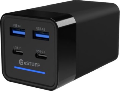 AC-adapter eSTUFF Multi charger PD120W GaN, 2xUSB-C / 2xUSB-A#1