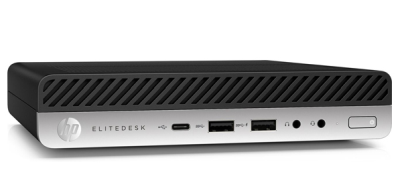 HP EliteDesk 800 G4 Mini, Intel Core i5-8500T, 16 GB, 256 GB SSD, Win11 Pro, Refurbished Grade A, 2 års garanti