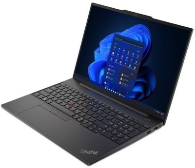 Lenovo ThinkPad E16 G1, 16" Full HD+ IPS matt, AMD Ryzen 5 7530U, 16 GB, 512 GB PCIe SSD, WiFi 6, bakbelyst tangentbord, Win11 Pro#3