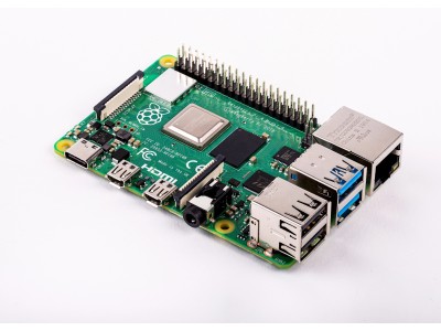 Raspberry Pi 4 model B, enkortsdator, 2GB RAM, 1,5GHz Quad Core CPU, microHDMI 4K, 3,5mm, RJ45, 4xUSB, MicroSD-kortläsare, WiFi, Bluetooth