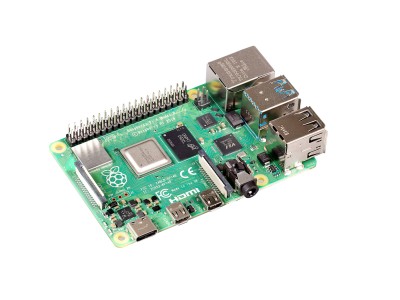 Raspberry Pi 4 Model B, 8 GB RAM, USB-C, dual Micro HDMI